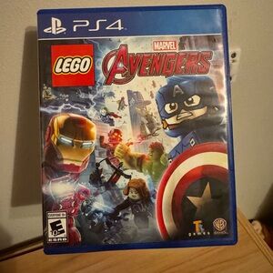 Lego Marvel Avengers PS4 Game Case - Blue, Red, White